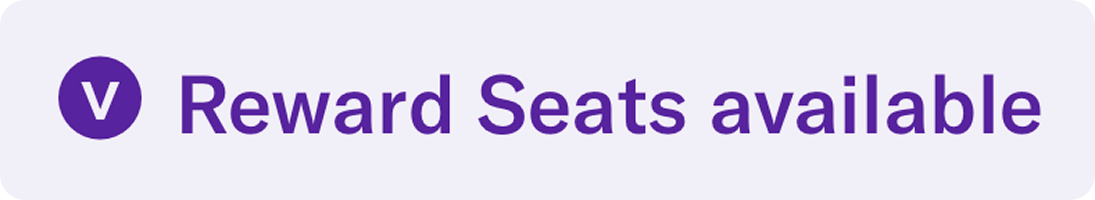 Reward Seats Available
